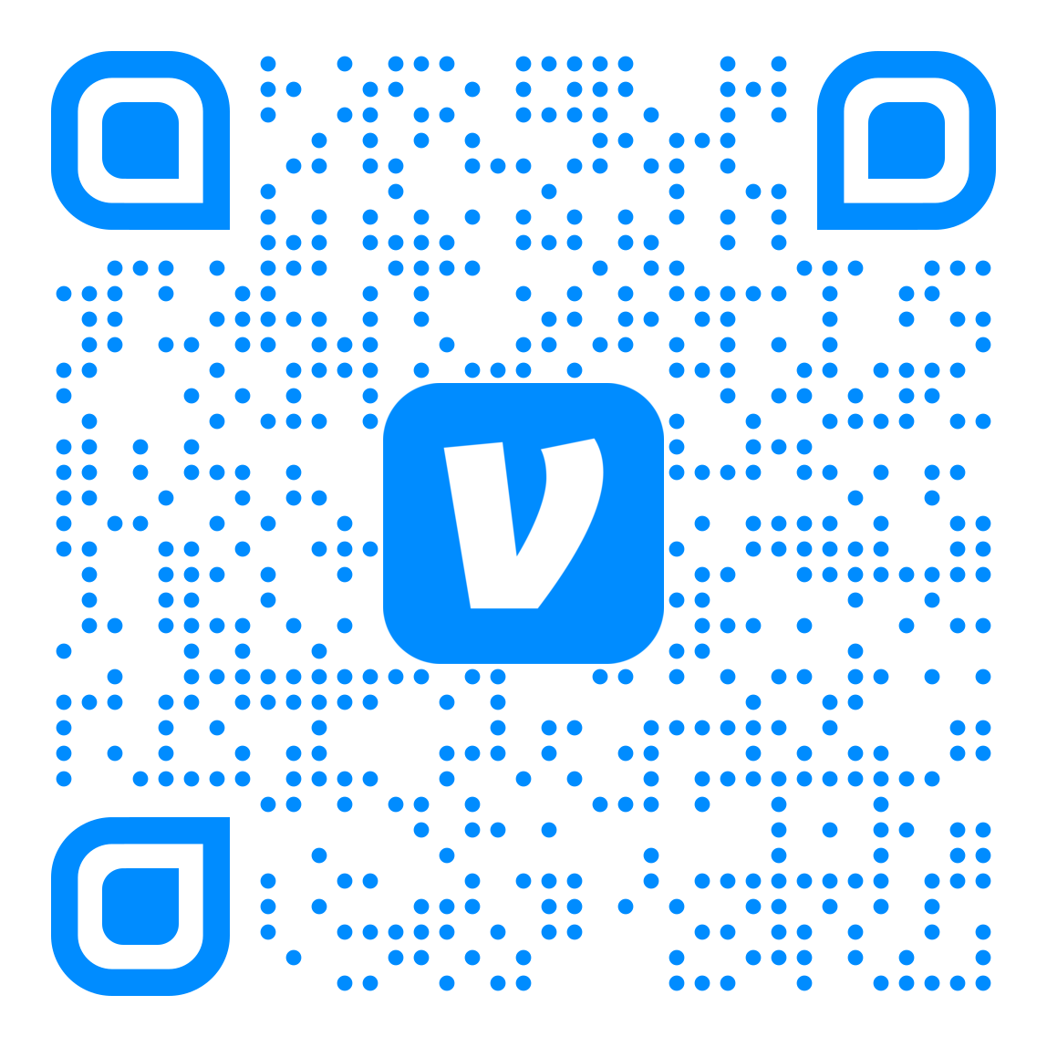 Venmo QR code — scan to donate